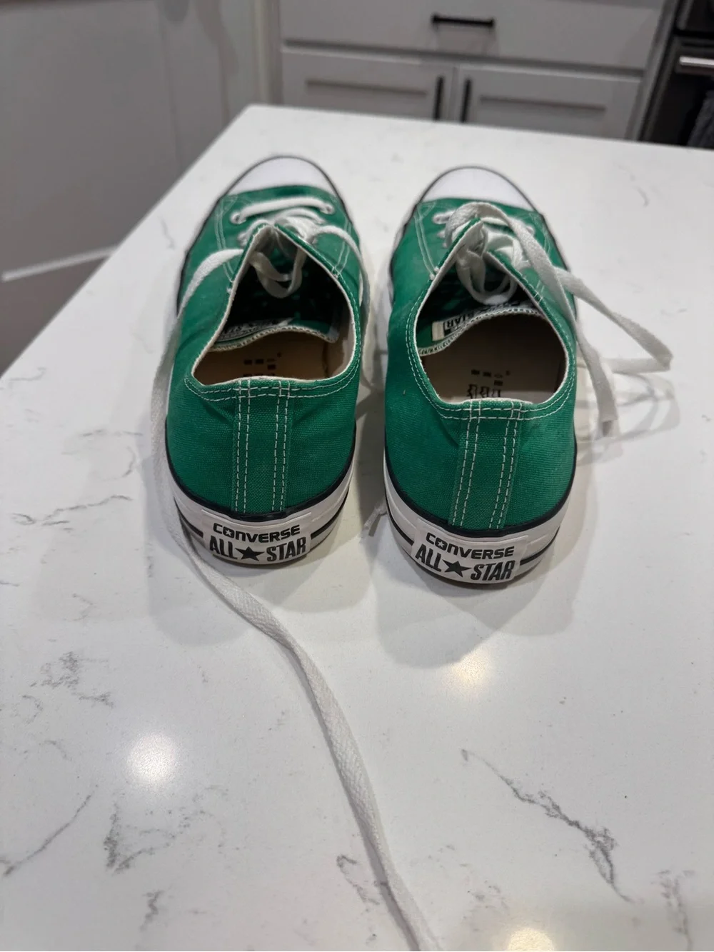 CONVERSE ALL STAR CHUCK TAYLOR ALT LOW TRAINERS SHOES GREEN MENS SIZE 12 - Picture 2 of 7